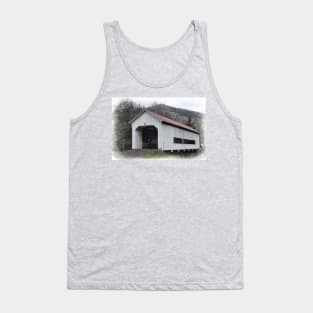 The Red Roof Covered Bridge Tank Top